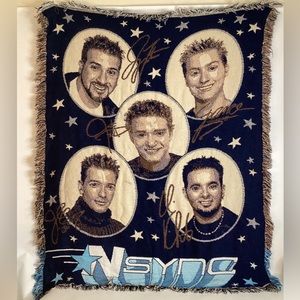 VINTAGE *NSYNC BLANKET